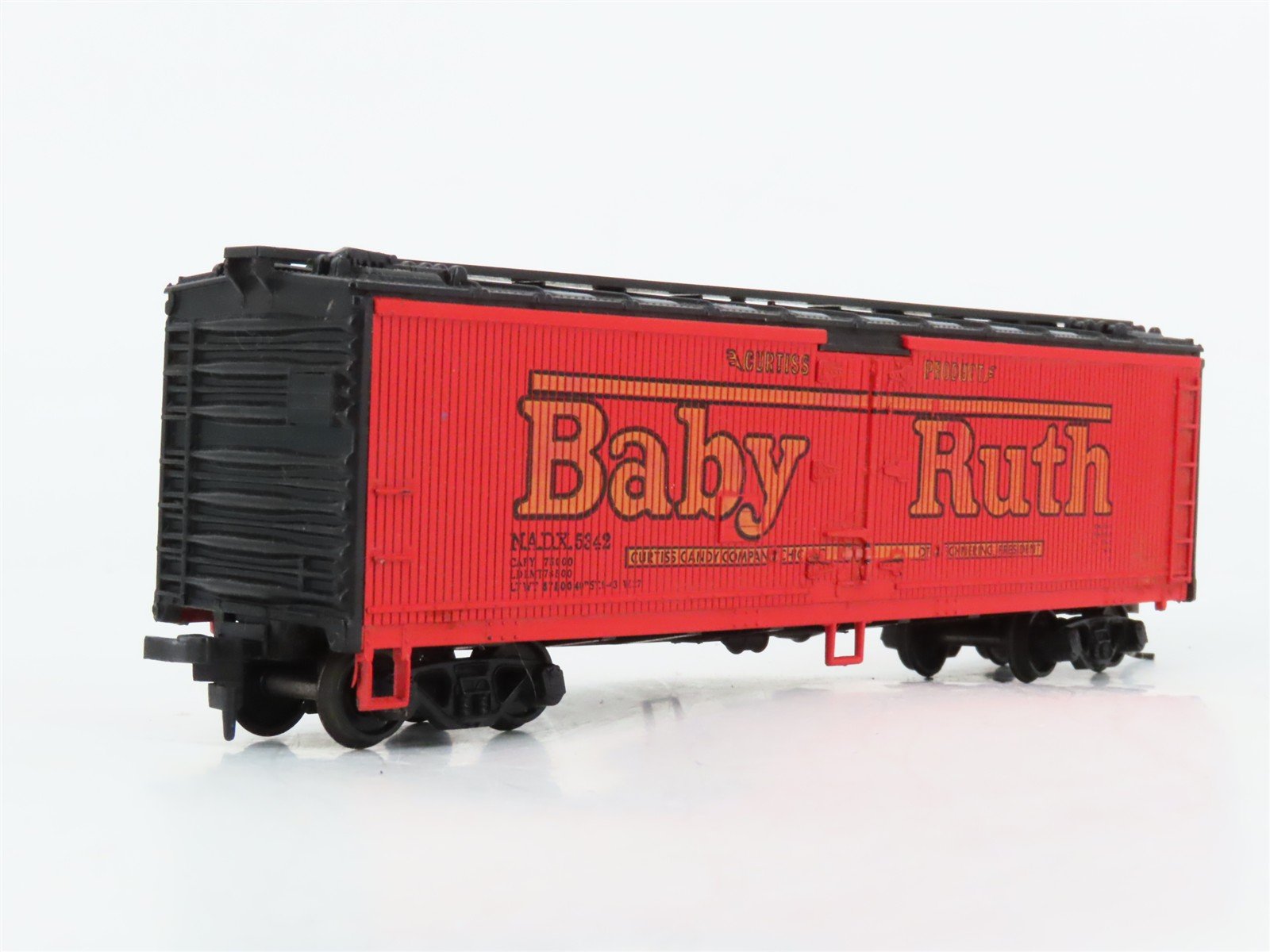 HO Scale Athearn 5201 NADX Baby Ruth Scribed Reefer #5342