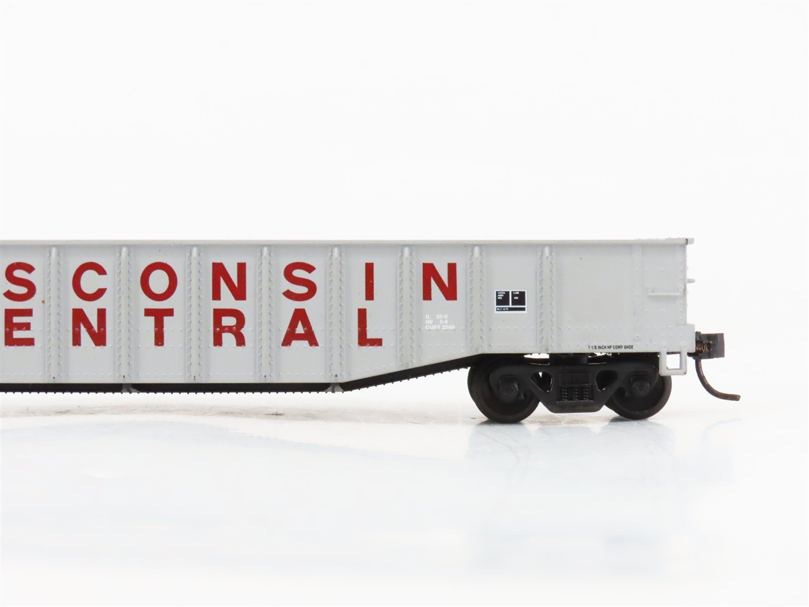 HO Scale Athearn 1747 WC Wisconsin Central 50' Gondola #55122