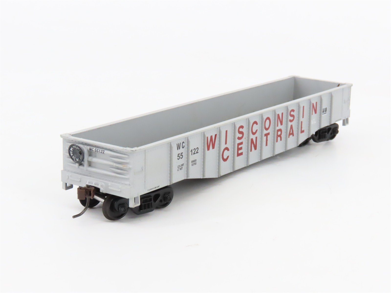 HO Scale Athearn 1747 WC Wisconsin Central 50' Gondola #55122