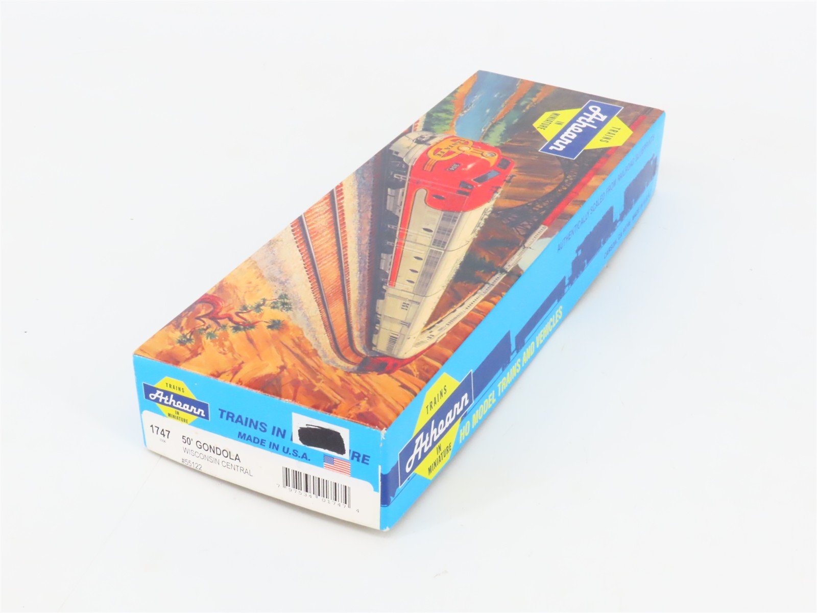HO Scale Athearn 1747 WC Wisconsin Central 50' Gondola #55122