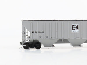 HO Scale Athearn 6139 NAHX Koppel 54' PS 54' 3-Bay Covered Hopper #46881