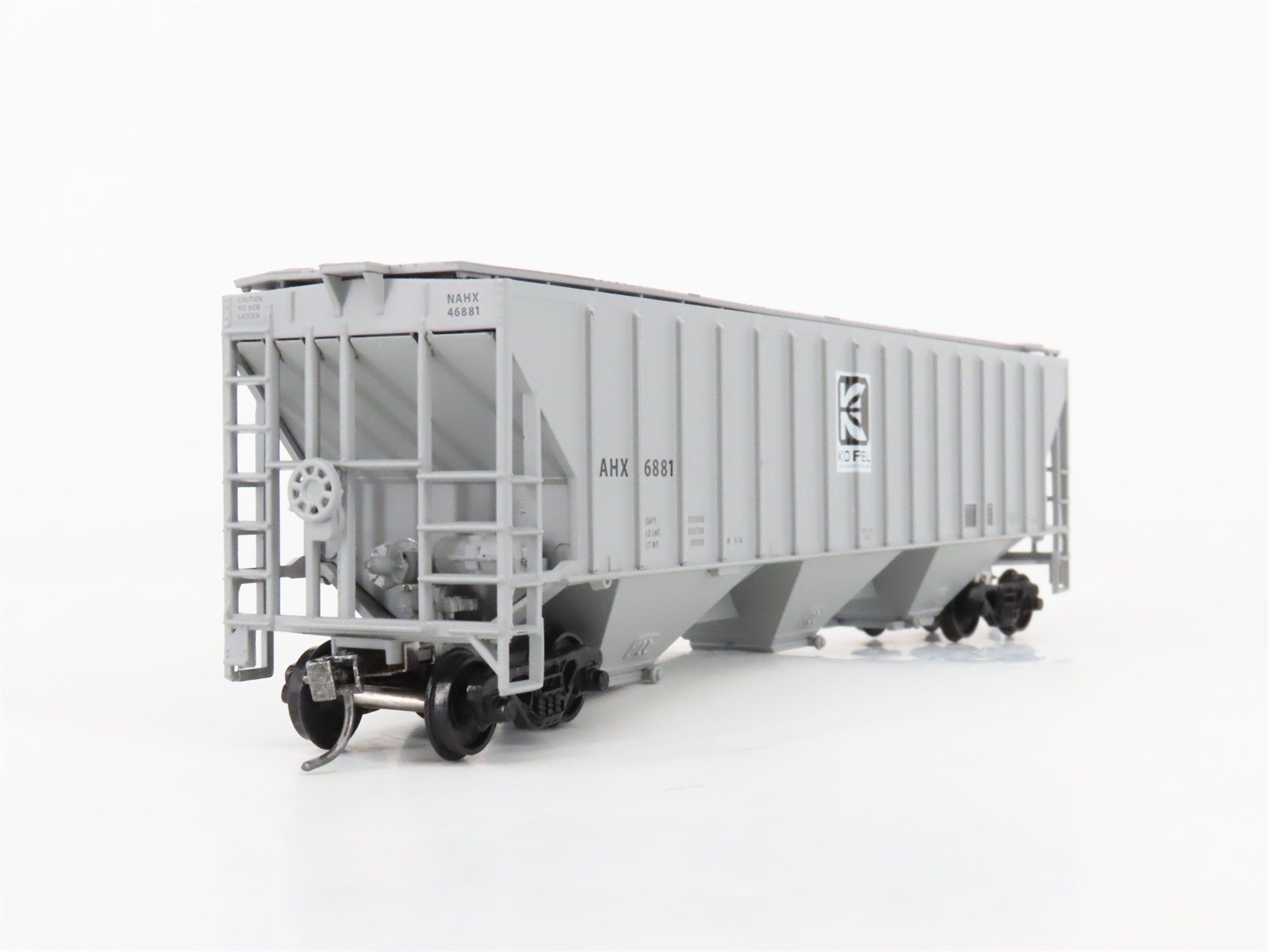 HO Scale Athearn 6139 NAHX Koppel 54' PS 54' 3-Bay Covered Hopper #46881
