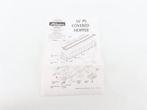 HO Scale Athearn 6139 NAHX Koppel 54' PS 54' 3-Bay Covered Hopper #46881