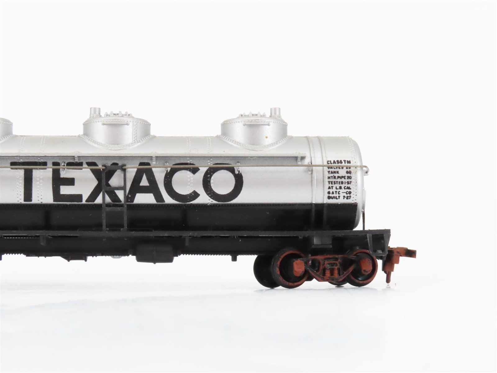 HO Scale Athearn 1501 TCX Texaco 3-Dome Tankcar #270 Weathered