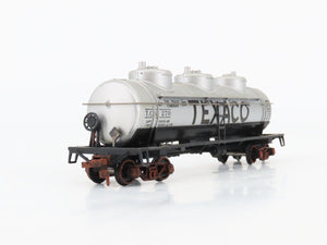 HO Scale Athearn 1501 TCX Texaco 3-Dome Tankcar #270 Weathered