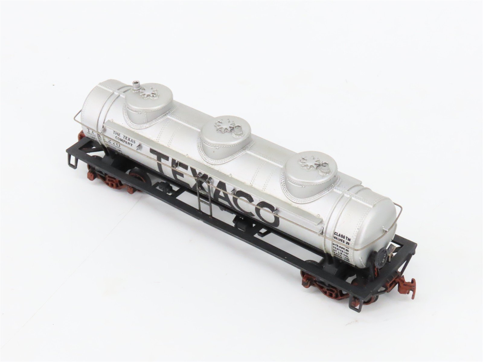 HO Scale Athearn 1501 TCX Texaco 3-Dome Tankcar #270 Weathered