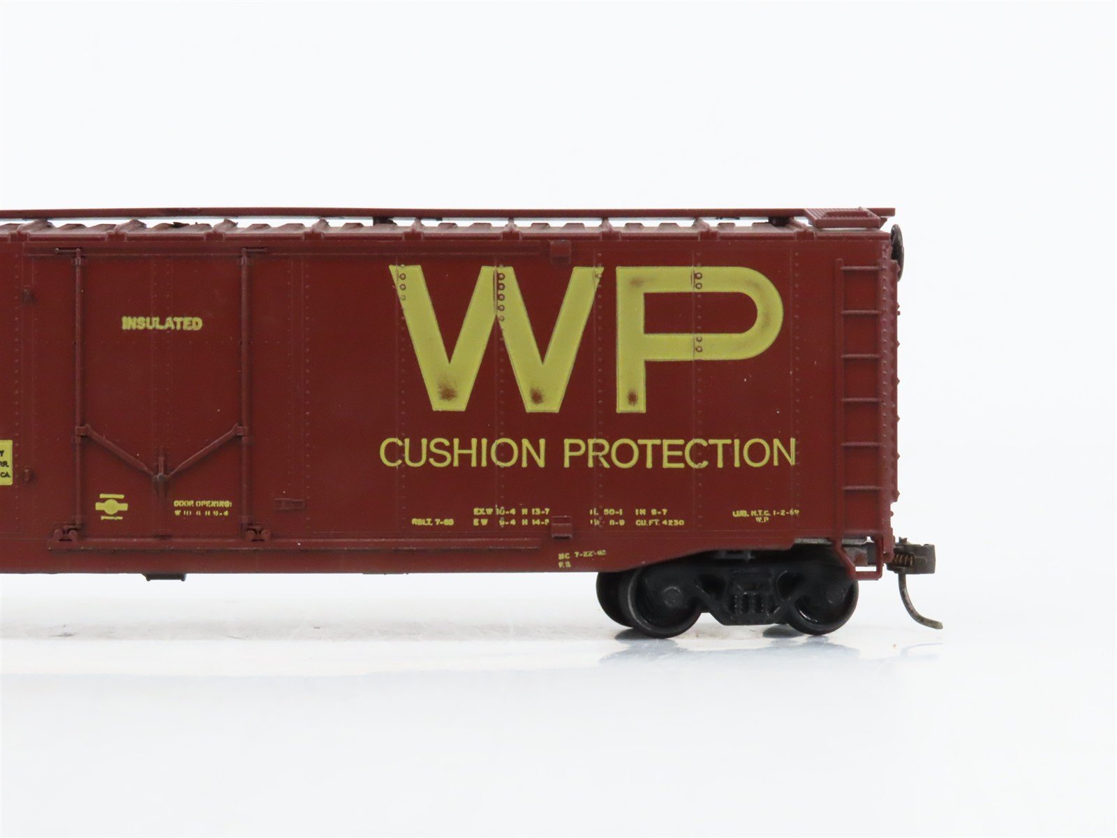 HO Scale Athearn WP Western Pacific 50' Boxcar #56898