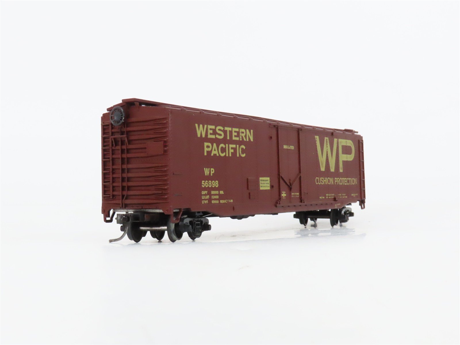 HO Scale Athearn WP Western Pacific 50' Boxcar #56898