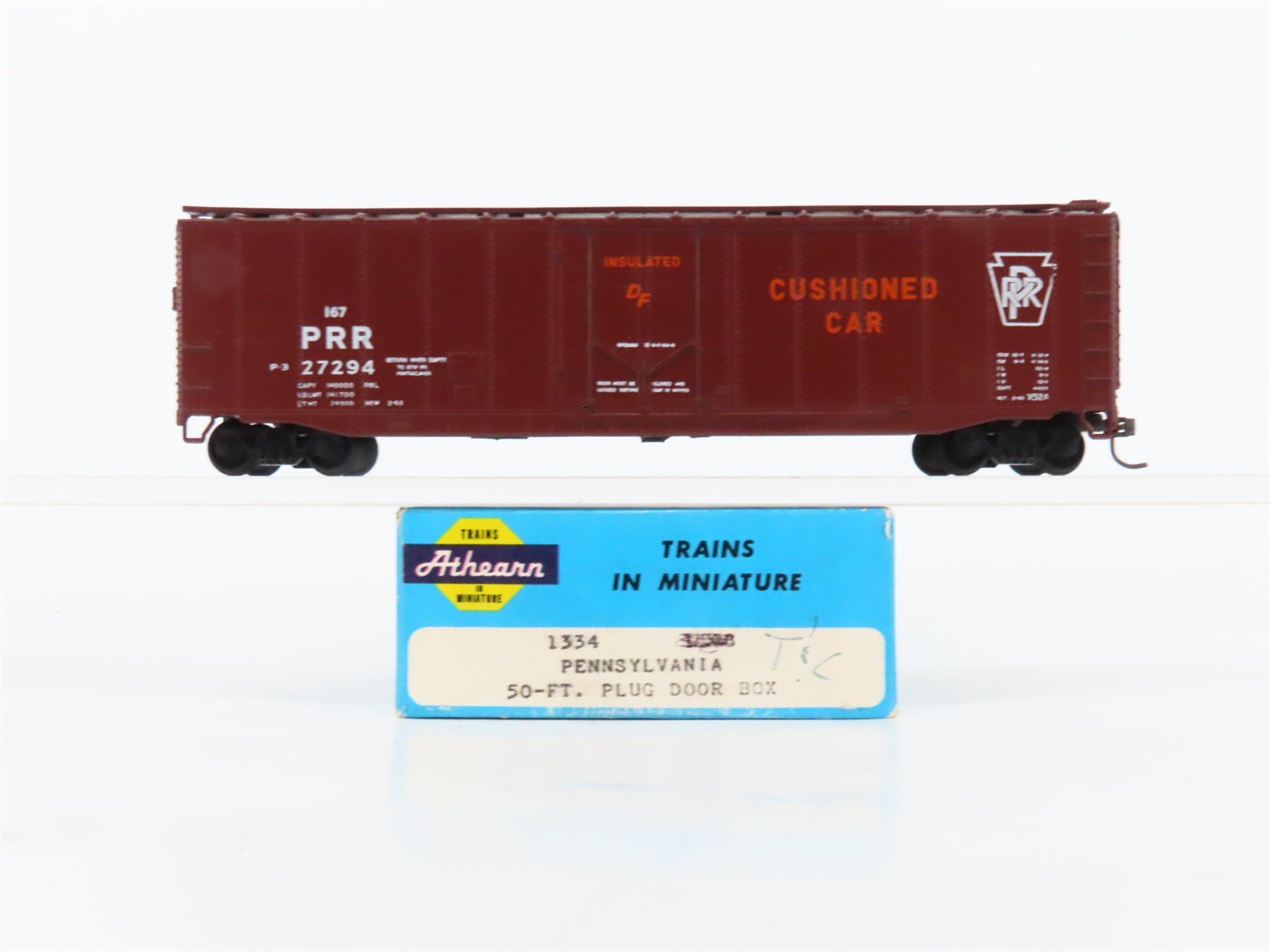 HO Scale Athearn 1334 PRR Pennsylvania 50' Boxcar #27294