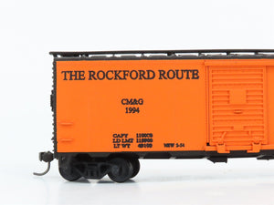 HO Scale Athearn CM&G Rockford Route 40' Boxcar #1994 Valley Car Shop Custom