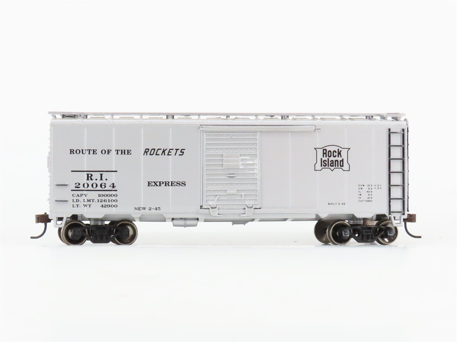 HO Scale Athearn RI Rock Island 40' Boxcar #20064