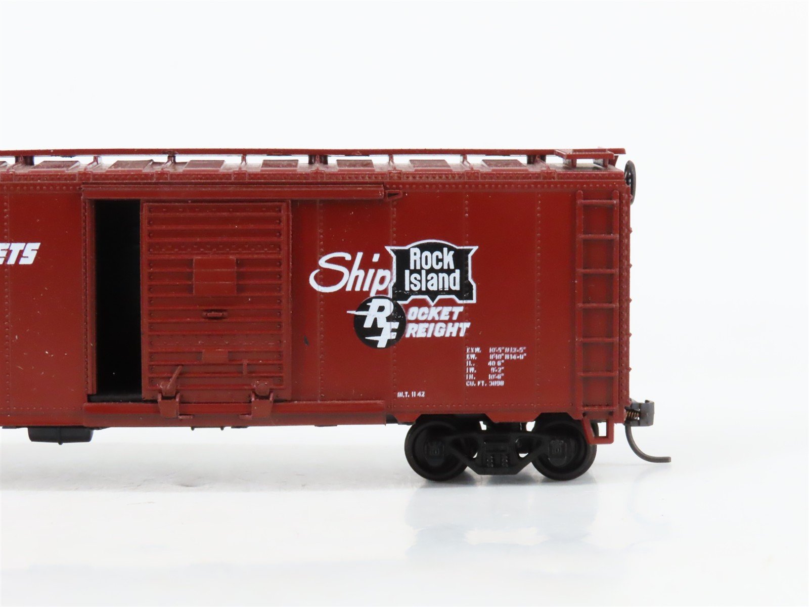 HO Scale Athearn RI Rock Island 40' Boxcar #148284 Pro Custom