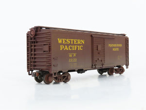 HO Scale Athearn/Bev-Bel 1484-1 WP Western Pacific 40' Boxcar #20120 Weathered