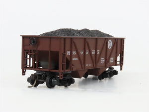 HO Scale Athearn PRR Pennsylvania 2-Bay Hopper #220804 w/Coal Load