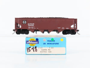 HO Scale Athearn 1758 ATSF Santa Fe 4-Bay Open Hopper #183068 w/Coal Load
