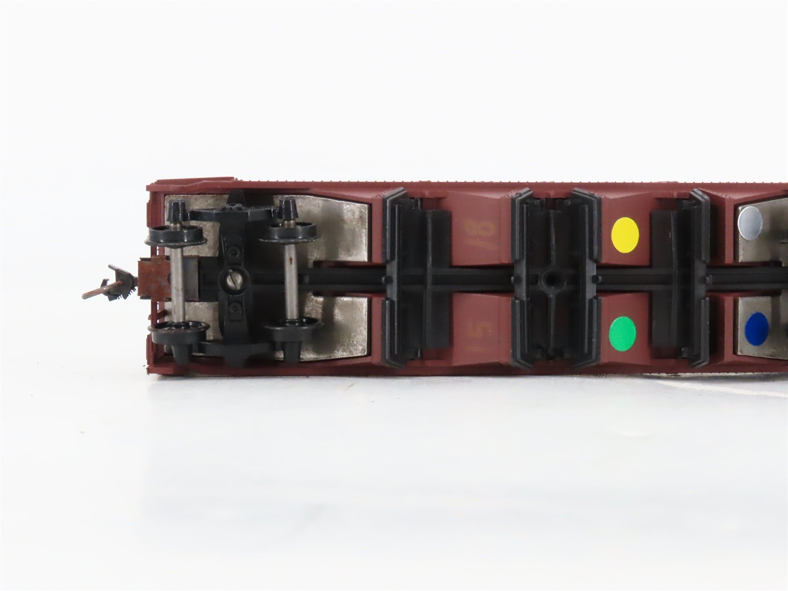 HO Scale Athearn 1758 ATSF Santa Fe 4-Bay Open Hopper #183068 w/Coal Load