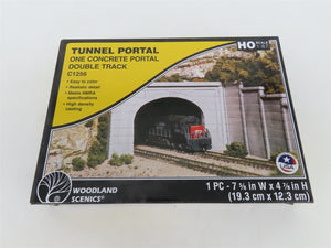 HO Scale Woodland Scenics C1256 Concrete Double Track Tunnel Portal