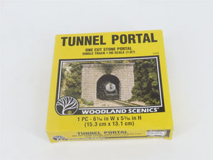 HO Scale Woodland Scenics C1253 Cut Stone Single Track Tunnel Portal