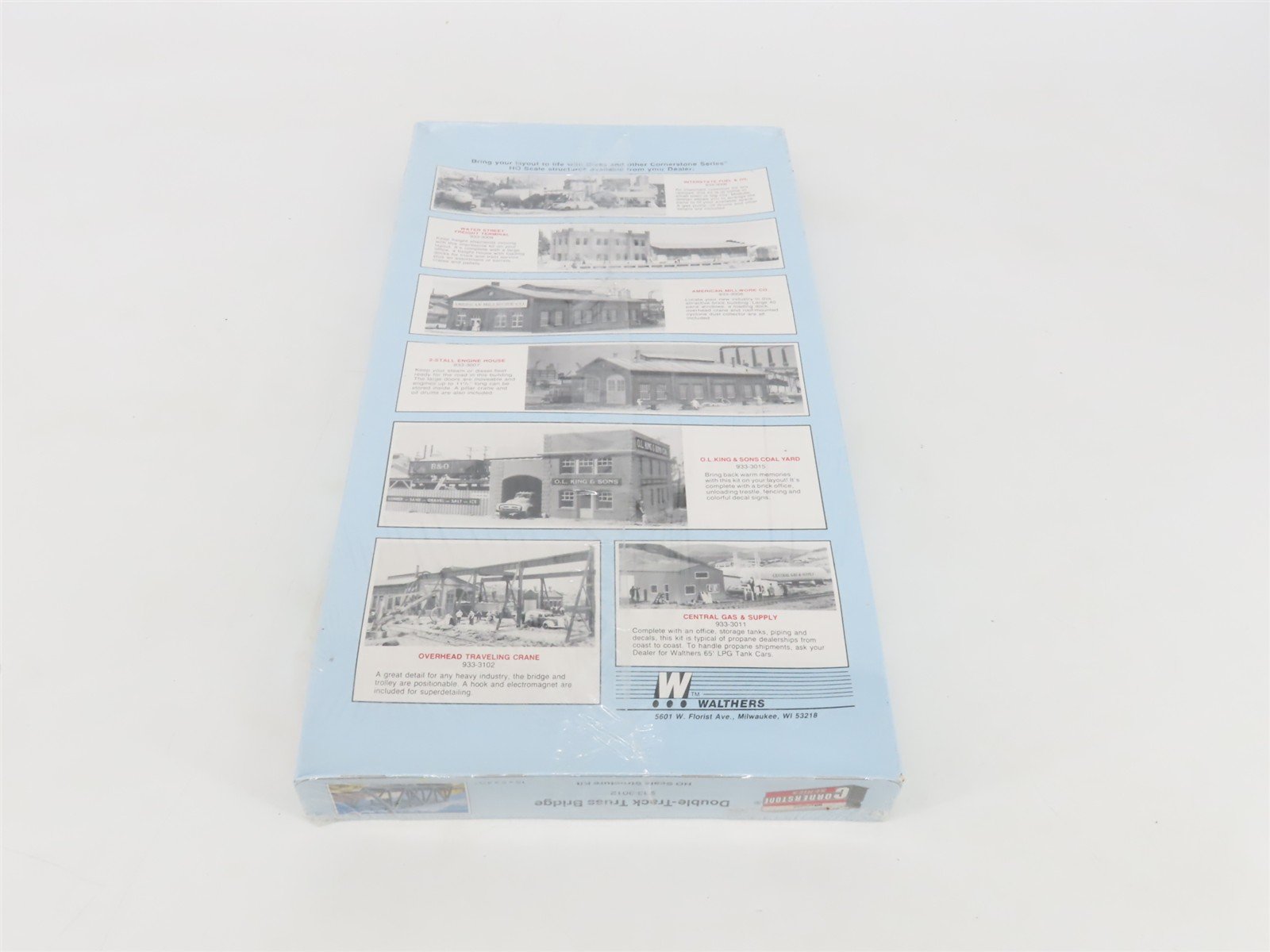 HO Scale Walthers 933-3012 Double-Track Truss Bridge Building Kit SEALED