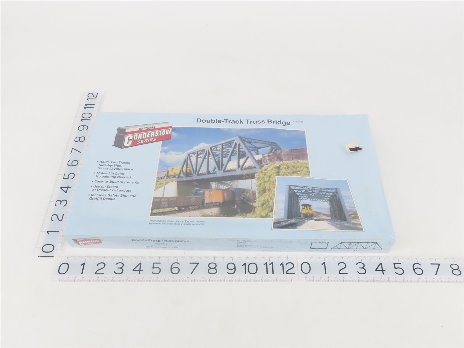 HO Scale Walthers 933-3012 Double-Track Truss Bridge Building Kit SEALED