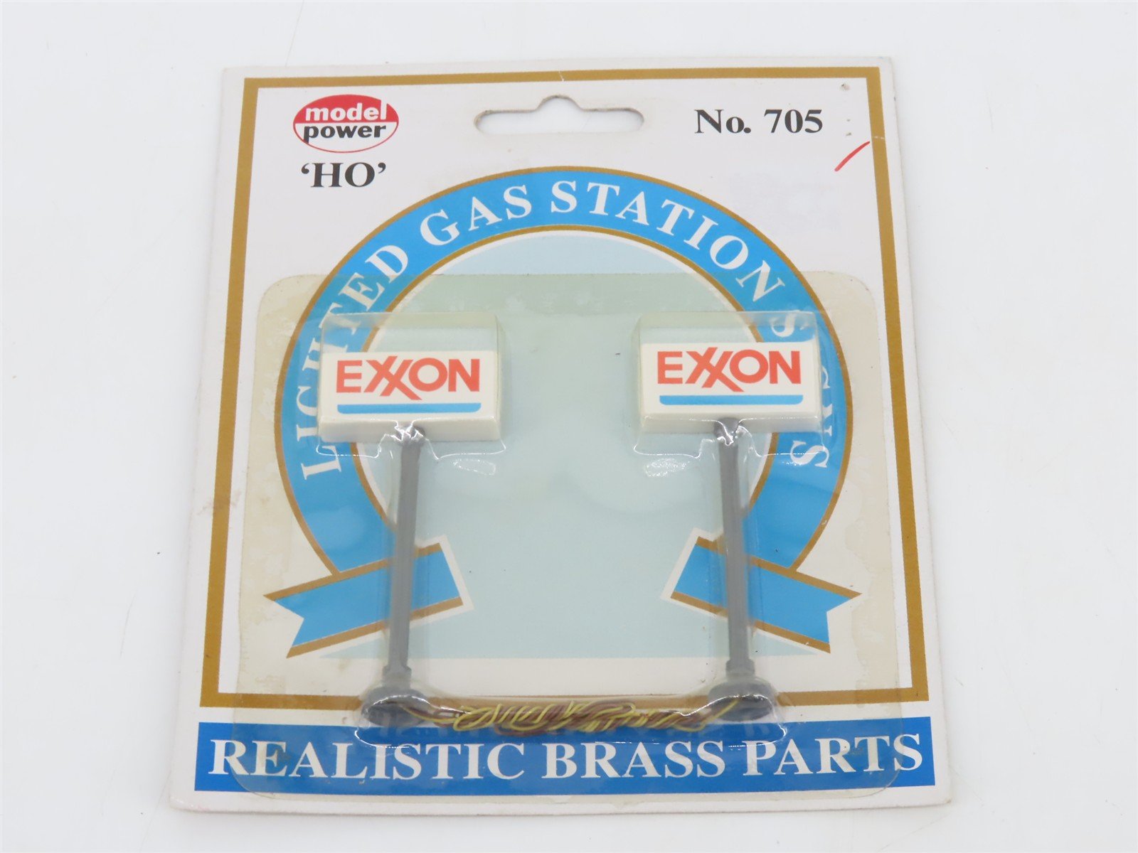 HO Scale Model Power 705 EXxon Gas Station Lighted Gas Station Signs
