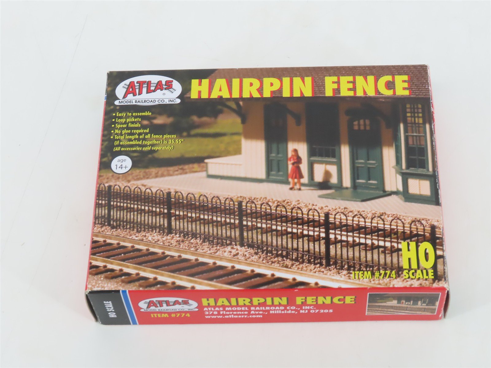 HO Scale Atlas 774 Hairpin Fence Pack