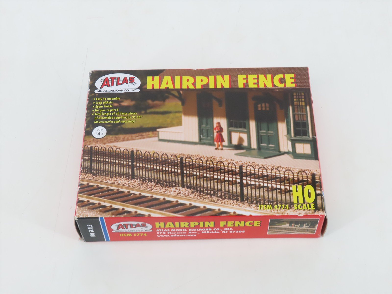 HO Scale Atlas 774 Hairpin Fence Pack