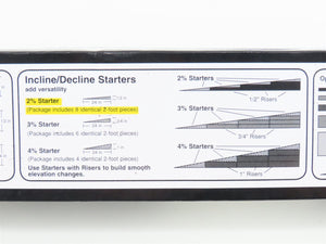 HO Scale Woodland Scenics ST1412 Incline/Decline Starters
