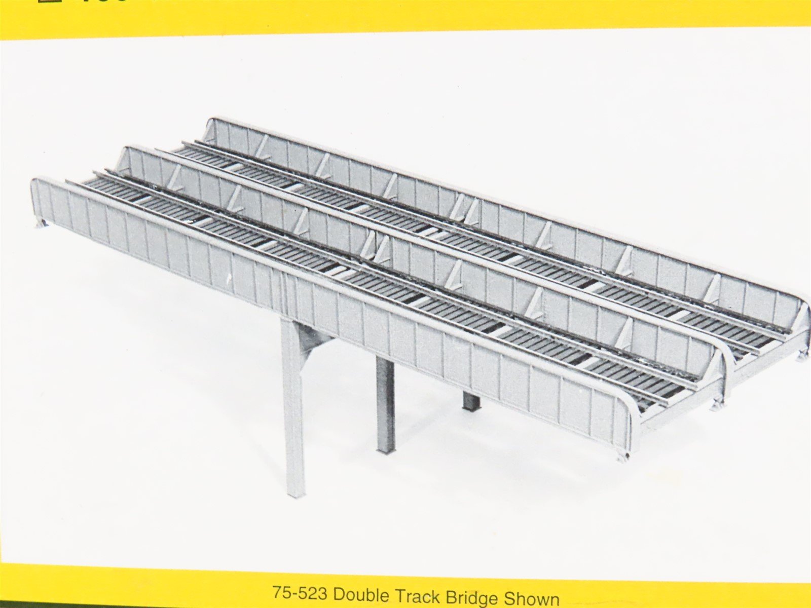 HO Scale Micro Engineering 75-522 100' Single Track Thru Girder Bridge Kit