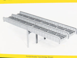 HO Scale Micro Engineering 75-522 100' Single Track Thru Girder Bridge Kit