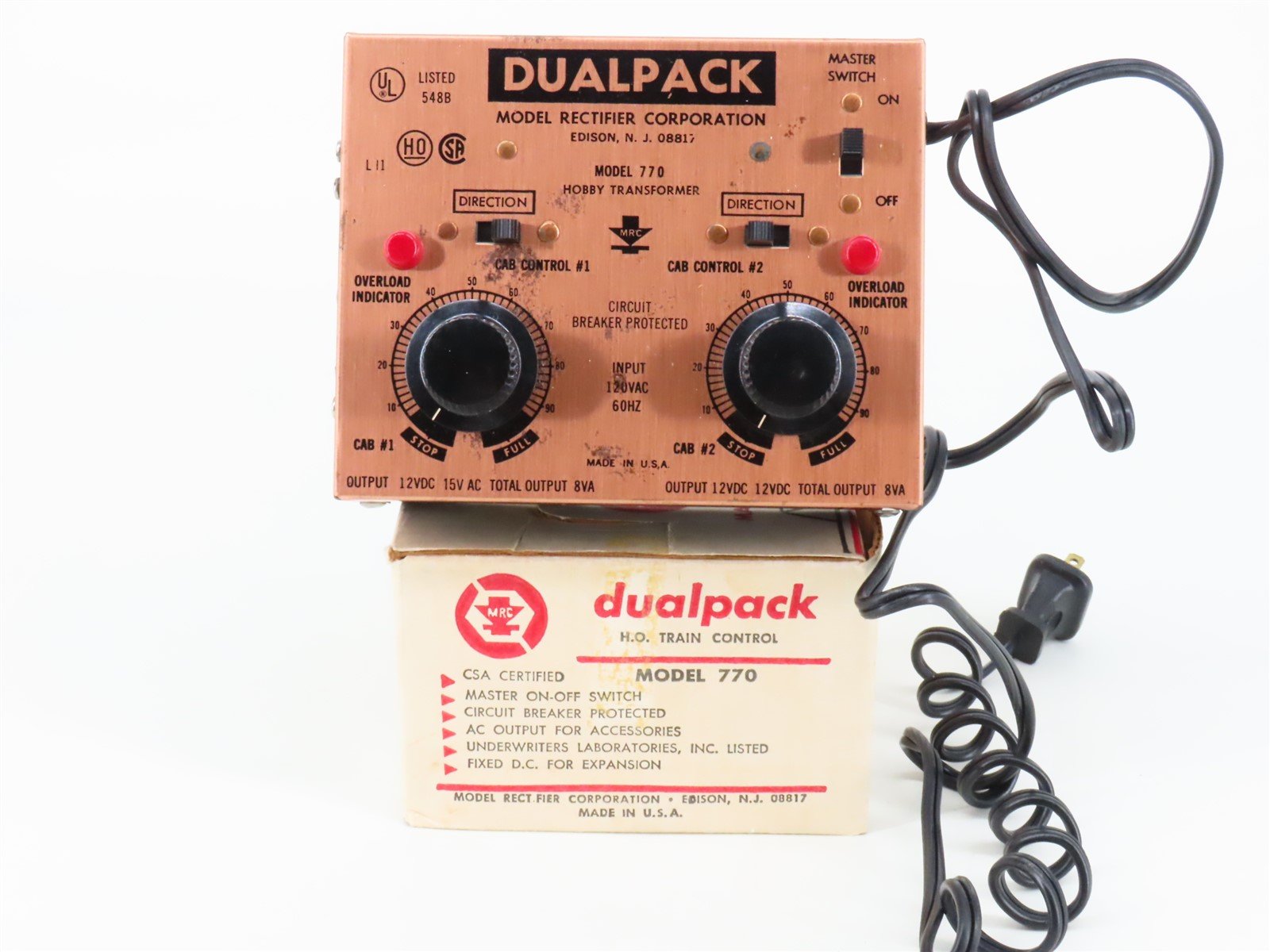 MRC 770 Dualpack DC Transformer