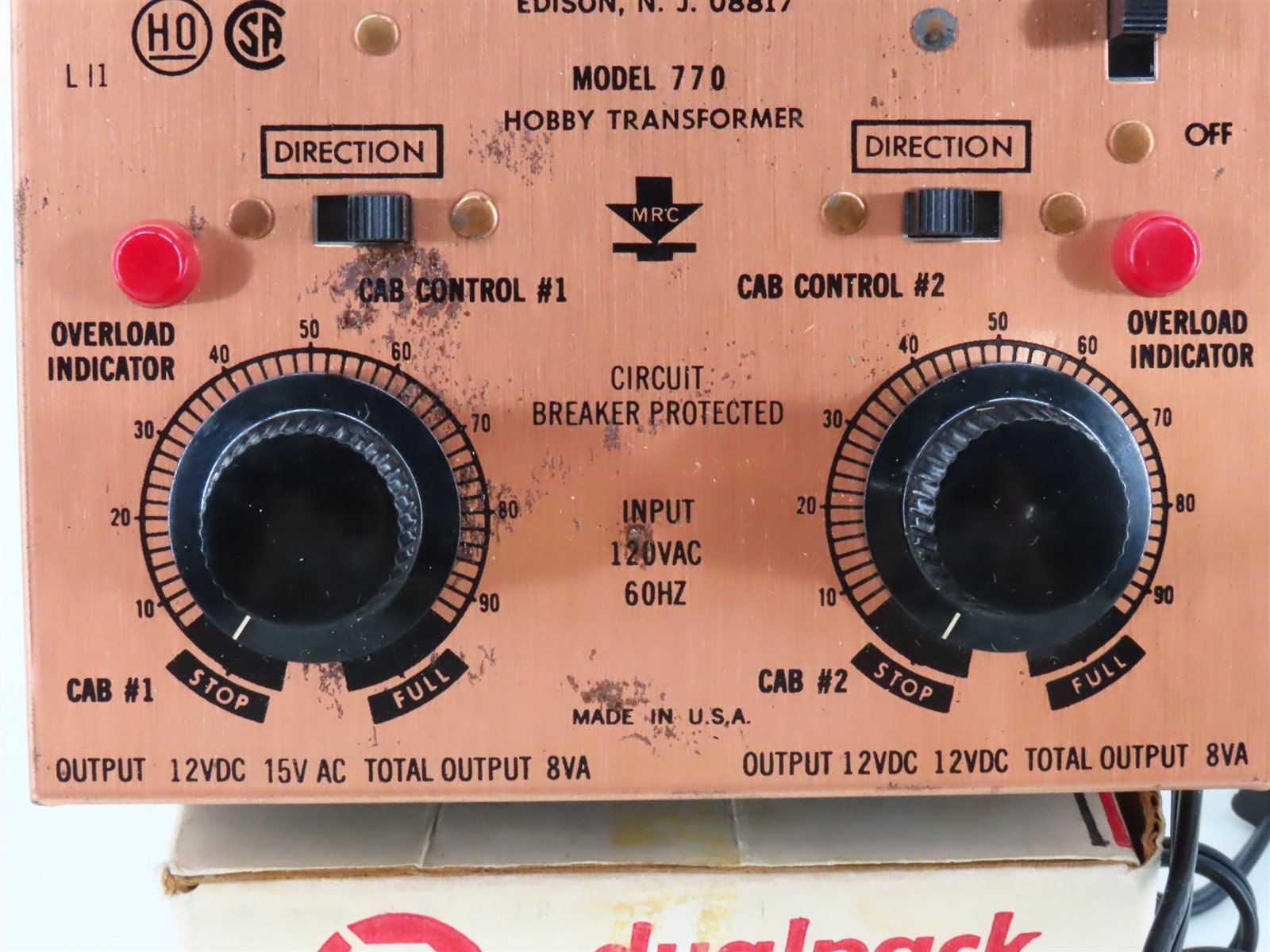 MRC 770 Dualpack DC Transformer