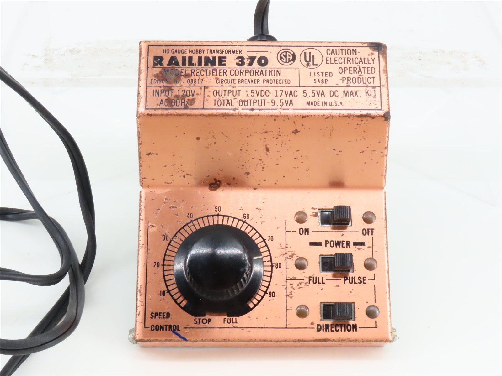 MRC Railine 370 DC Transformer