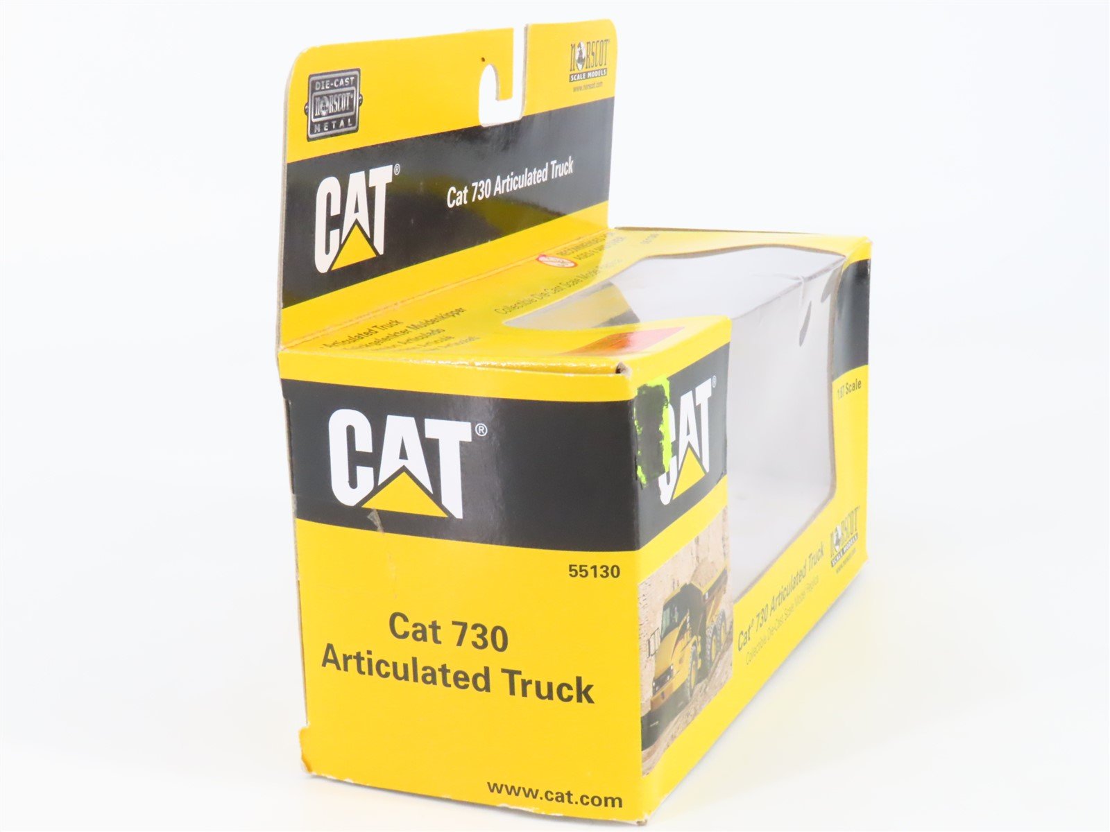 HO Scale Norscot 55130 Die-Cast CAT 730 Articulated Truck