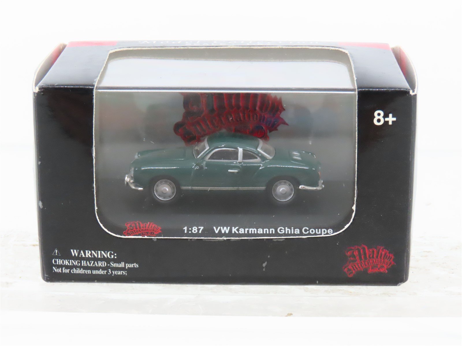 HO Scale Malibu International 109 Die-Cast VW Karmann Ghia Coupe
