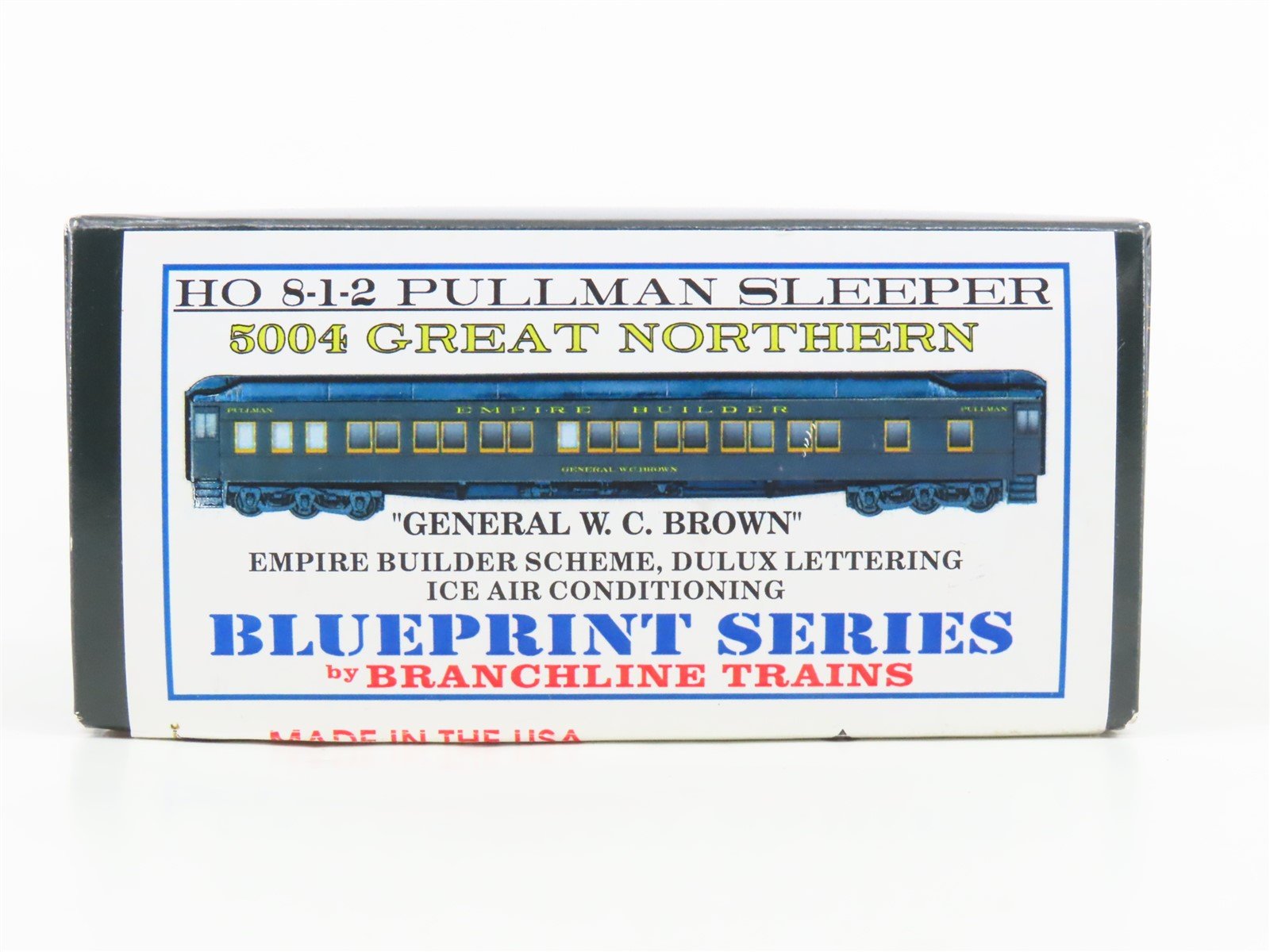 HO Scale Branchline 5004 Empire Builder 8-1-2 Sleeper Passenger Car Kit