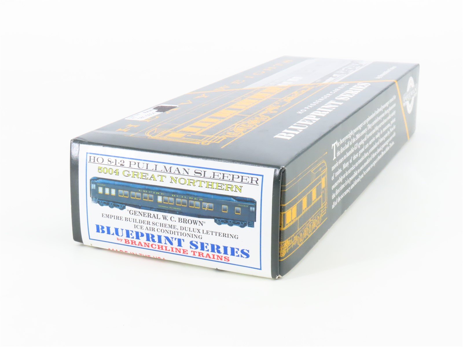 HO Scale Branchline 5004 Empire Builder 8-1-2 Sleeper Passenger Car Kit