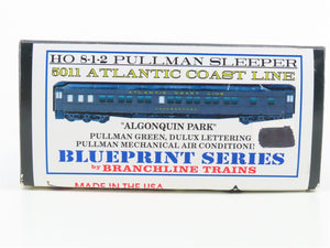 HO Scale Branchline 5011 ACL Railway Sleeper Passenger Car PARTIALLY ASSEMBLED