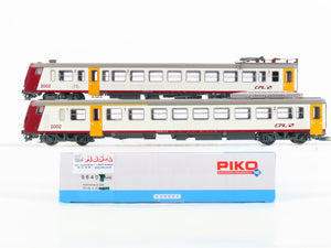 HO Scale Piko 96407 CFL Luxembourg National Electric Passenger 2-Piece Set