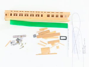 HO Scale La Belle Kit HO-6 Wood 1903 Observation Passenger - Partially Assembled
