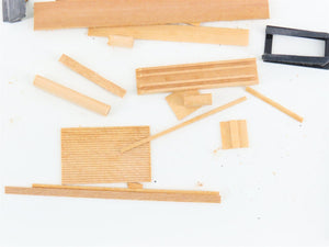 HO Scale La Belle Kit HO-6 Wood 1903 Observation Passenger - Partially Assembled