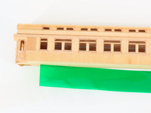 HO Scale La Belle Kit HO-6 Wood 1903 Observation Passenger - Partially Assembled