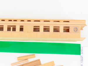 HO Scale La Belle Kit HO-6 Wood 1903 Observation Passenger - Partially Assembled