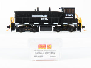 N Micro-Trains MTL 98600022 NS Norfolk Southern SW1500 Diesel #2203 - DCC Ready