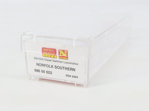 N Micro-Trains MTL 98600022 NS Norfolk Southern SW1500 Diesel #2203 - DCC Ready