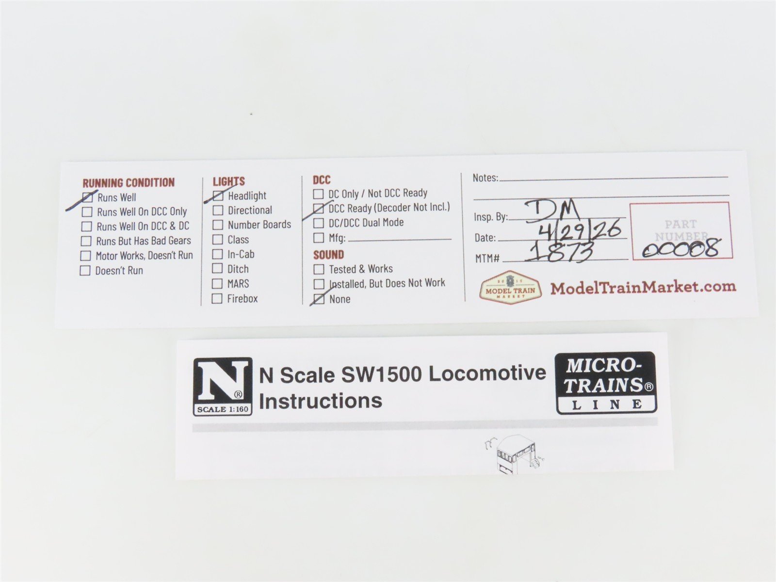N Micro-Trains MTL 98650510 USAAC Nose Art 