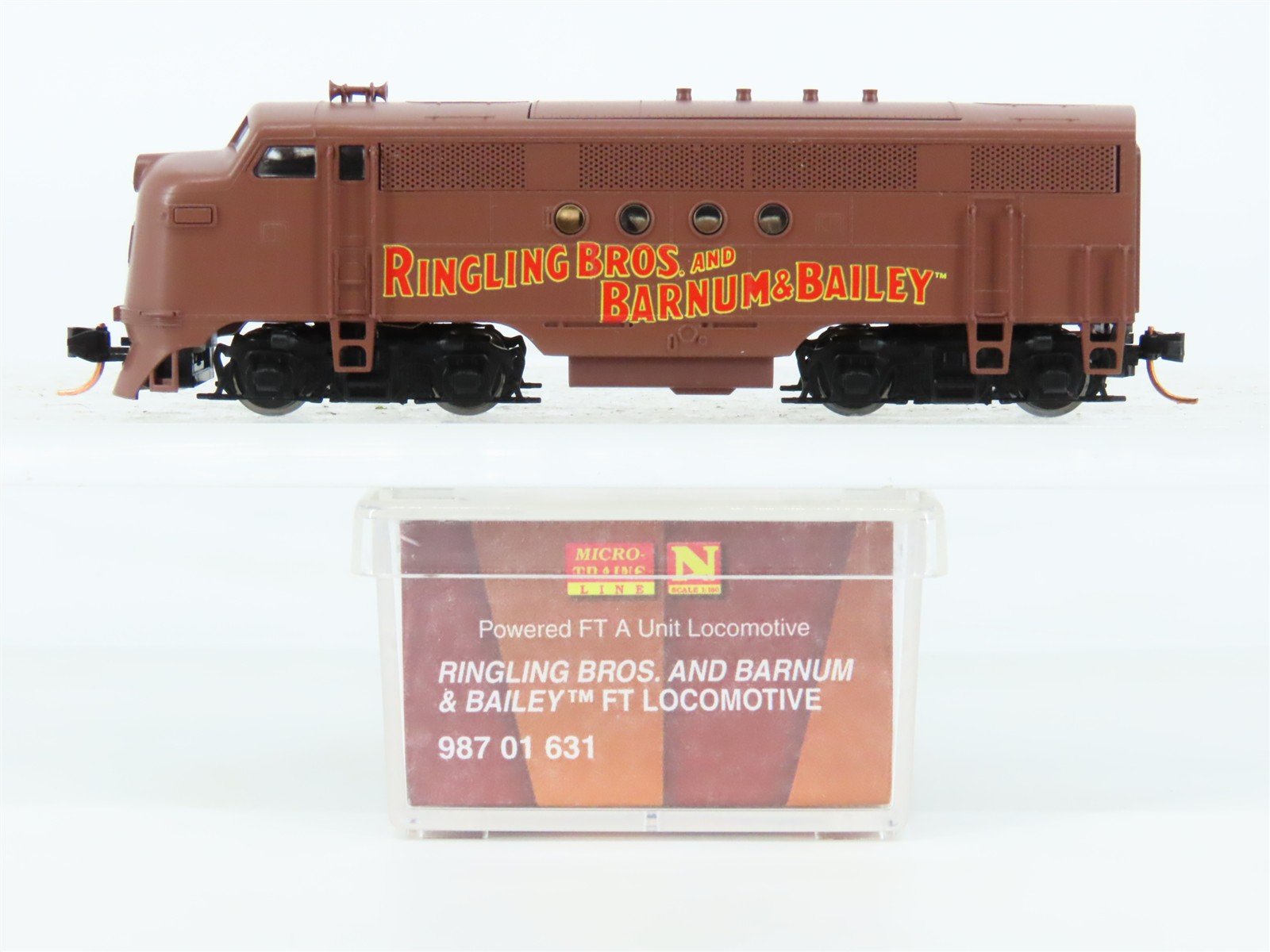N Micro-Trains MTL 98701631 Ringling Bros. Circus EMD FTA Diesel No# - DCC Ready