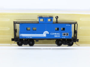 N Scale Atlas 7973 CR Conrail N-4A Center Cupola Steel Caboose #18832