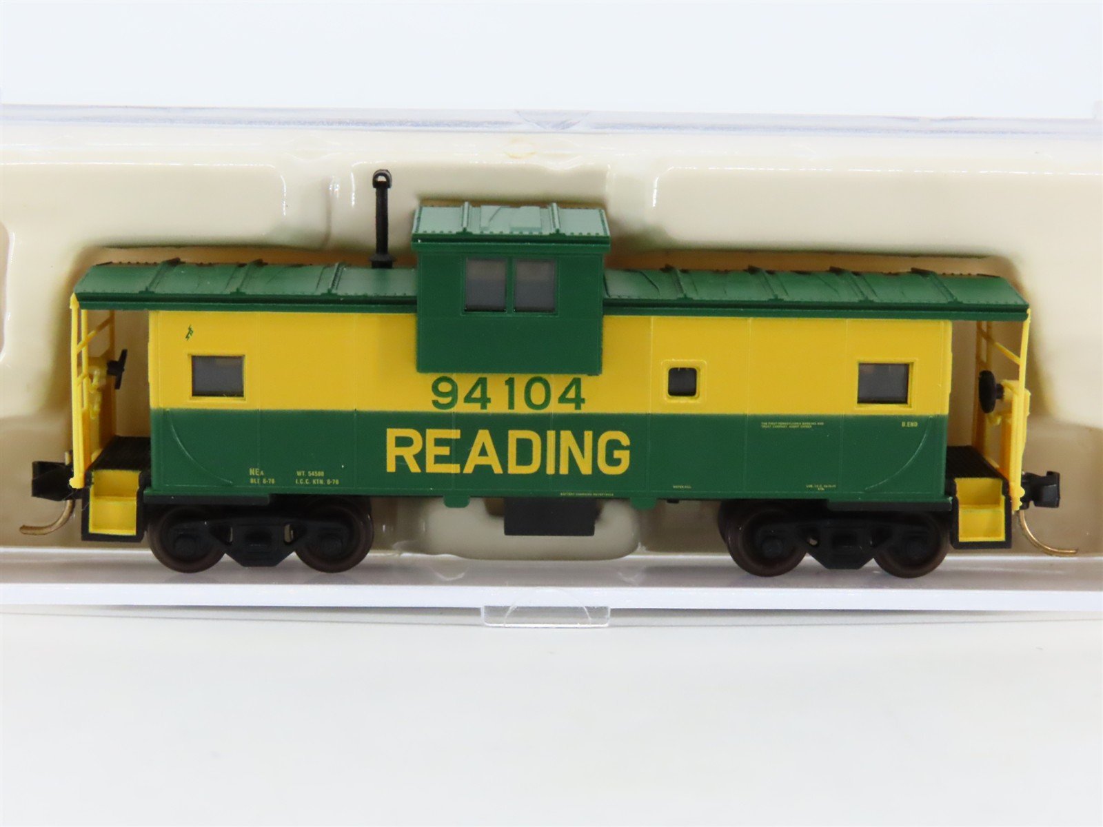 N Scale Atlas 30309 RDG Reading Extended Vision Caboose #94104