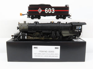 HO Scale Bachmann Spectrum 83303 C&IM USRA 2-10-2 Light Steam #603 w/ DCC